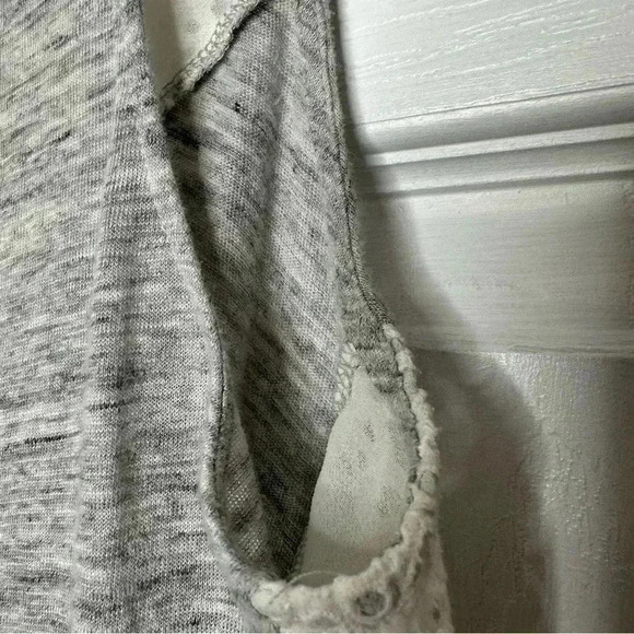 J. Crew Tank Top Lace Grey & White  Size Extra Small - Picture 14 of 16